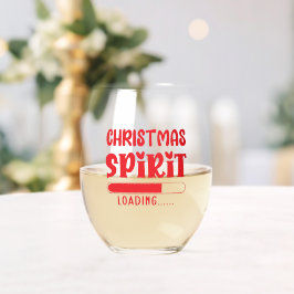 クリスマス精神 ステムなしワイングラス