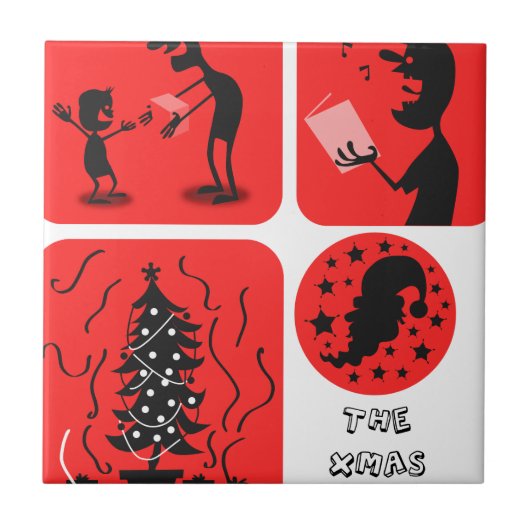 クリスマス精神 タイル (正面)