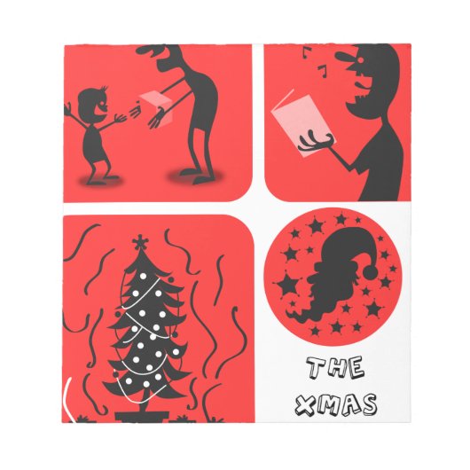 クリスマス精神 ノートパッド (正面)