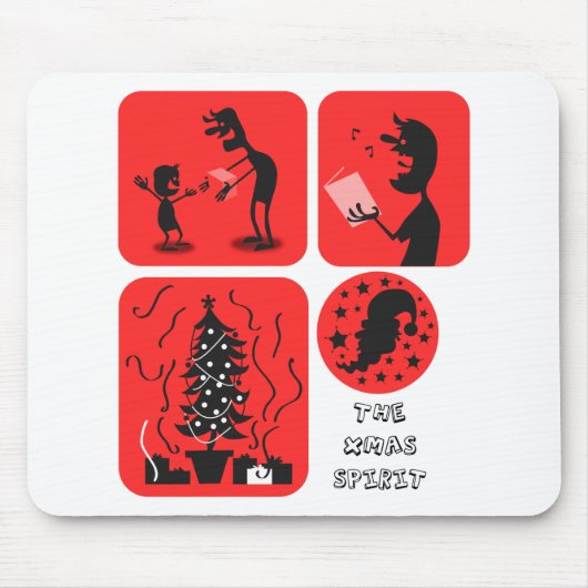 クリスマス精神 マウスパッド (正面)