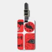 クリスマス精神 ラゲッジタグ (正面縦)