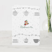 クリスマス紅茶! カード (裏面)