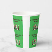 クリスマス紙カップへのホリデーハッスルクロッシング 紙コップ (右)