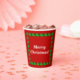 クリスマス紙カップサイズ: 8oz紙カップ蓋付き 紙コップ