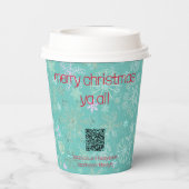 クリスマス紙カップファンキー – クリスマスツリー 紙コップ (裏面)