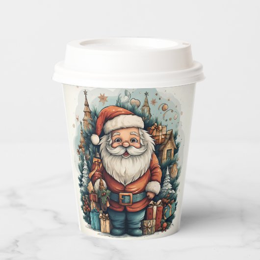クリスマス紙カップ 紙コップ (正面)