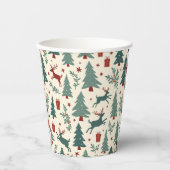 クリスマス紙カップ 紙コップ (正面)