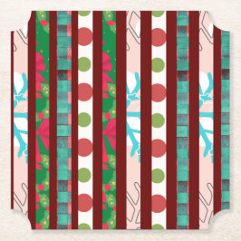 クリスマス紙コースター ペーパーコースター