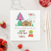 クリスマス紙ナプキンス、クリーニング・レディ スタンダードランチョンナプキン (インサイチュ)