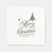 クリスマス紙ナプキンス スタンダードカクテルナプキン (正面)