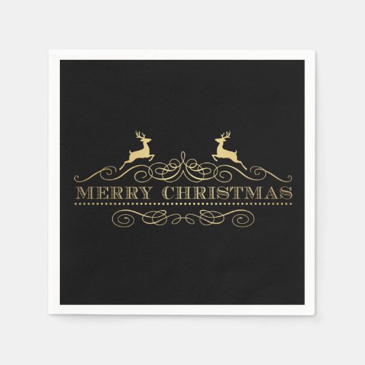 クリスマス紙ナプキンス スタンダードカクテルナプキン (正面)