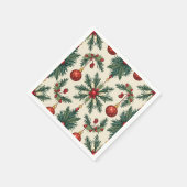 クリスマス紙ナプキンス、スタンダードカクテル スタンダードカクテルナプキン (角)