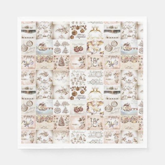 クリスマス紙ナプキンス スタンダードランチョンナプキン (正面)