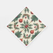 クリスマス紙ナプキンス、スタンダードランチョン スタンダードランチョンナプキン (角)