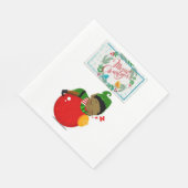 クリスマス紙ナプキンス、メリークリスマス、アフリカ スタンダードランチョンナプキン (角)