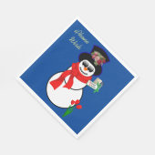 クリスマス紙ナプキンス， Iphone Wish スタンダードランチョンナプキン (角)