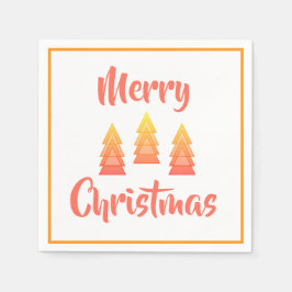 クリスマス紙ナプキンスby dalDesignNZ スタンダードカクテルナプキン
