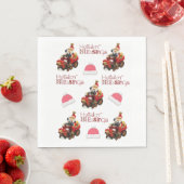 クリスマス紙ナプキンズホリデー恵みサンタ スタンダードランチョンナプキン (インサイチュ)