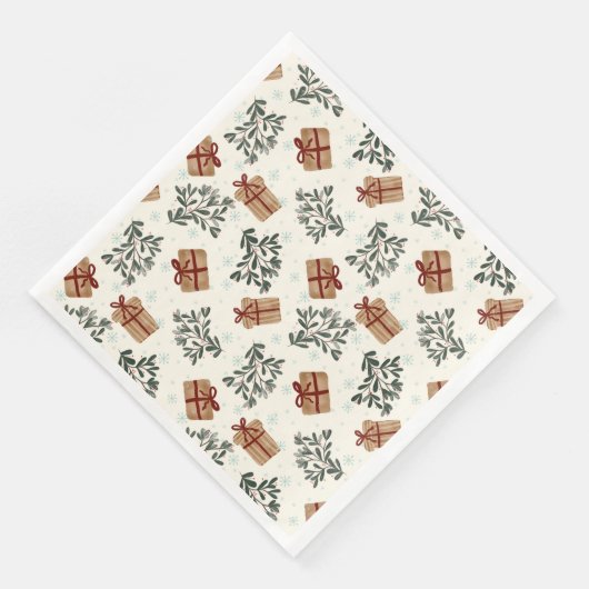 クリスマス紙ナプキン (コーナー)