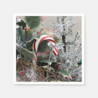 クリスマス紙ナプキン スタンダードカクテルナプキン