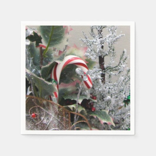 クリスマス紙ナプキン スタンダードカクテルナプキン (正面)