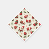 クリスマス紙ナプキン スタンダードカクテルナプキン (角)