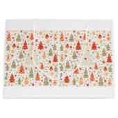 クリスマス紙バッグ ラージペーパーバッグ (正面)