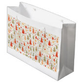 クリスマス紙バッグ ラージペーパーバッグ (正面アングル)