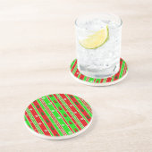 クリスマス紙パターン コースター (側面)