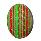 クリスマス紙パターン ダーツボード (正面右)