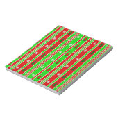 クリスマス紙パターン ノートパッド (回転)