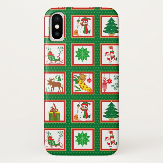 クリスマス紙パターン Case-Mate iPhoneケース (裏面)