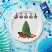 クリスマス紙パーティープレート ペーパープレート (パーティー)