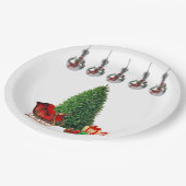 クリスマス紙パーティープレート ペーパープレート (アングル)