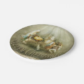 クリスマス紙プレートイエスキリスト ペーパープレート (アングル)