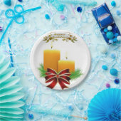 クリスマス紙プレートハッピーホリデー ペーパープレート (パーティー)