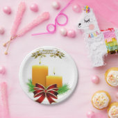 クリスマス紙プレートハッピーホリデー ペーパープレート (パーティー)