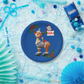 クリスマス紙プレートムース ペーパープレート (パーティー)