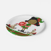 クリスマス紙プレート、アフリカ小妖精や小人 ペーパープレート (アングル)