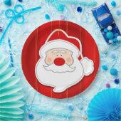 クリスマス紙プレート/サンタクロース ペーパープレート (パーティー)