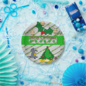 クリスマス紙プレート、ネズミ ペーパープレート (パーティー)