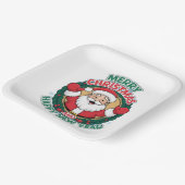 クリスマス紙プレート ペーパープレート (傾斜あり)