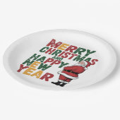 クリスマス紙プレート ペーパープレート (アングル)