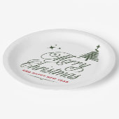 クリスマス紙プレート ペーパープレート (アングル)