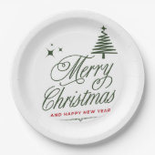 クリスマス紙プレート ペーパープレート (正面)