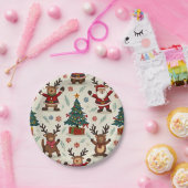 クリスマス紙プレート ペーパープレート (パーティー)