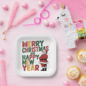 クリスマス紙プレート ペーパープレート (パーティー)