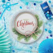 クリスマス紙プレート ペーパープレート (パーティー)