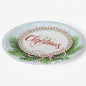 クリスマス紙プレート ペーパープレート (アングル)