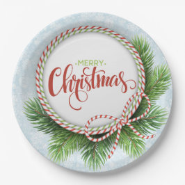 クリスマス紙プレート ペーパープレート